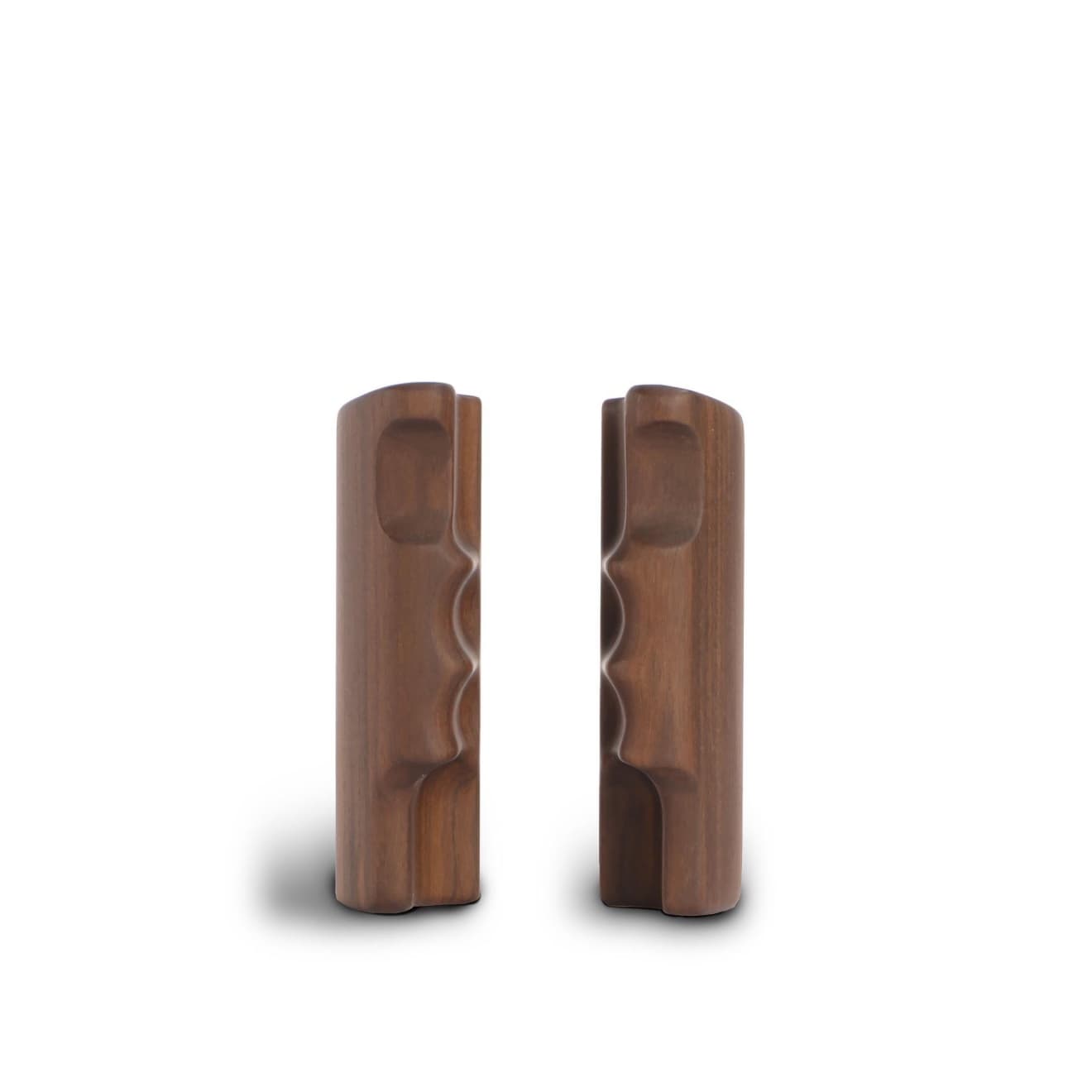 ALPA PLUS handgrip pair, rosewood natural